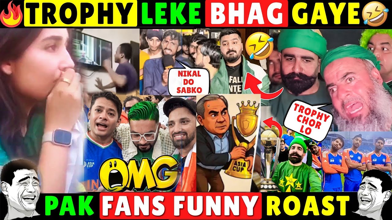 😂 PAKISTANI FANS FUNNY ROAST AFTER INDIA WINS ASIA CUP 2025 FINAL 🔥 IND VS PAK