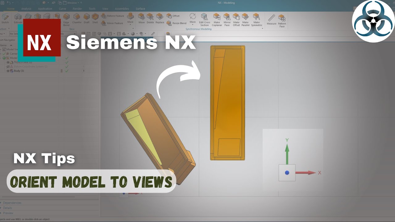 Siemens Unigraphics NX — советы и рекомендации || Ориентируйте модель в любом ракурсе