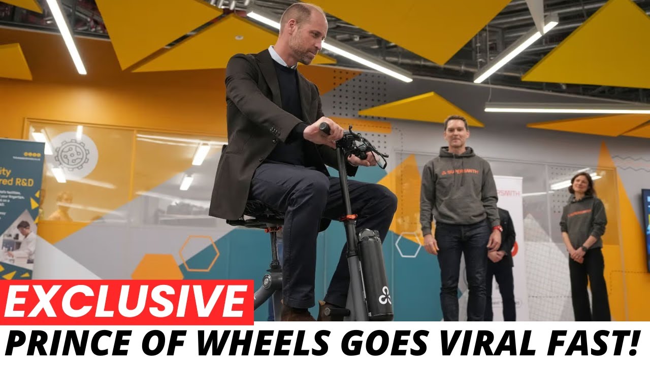 Prince William’s SPEED Joke Goes Viral During Surprise Scooter Test!