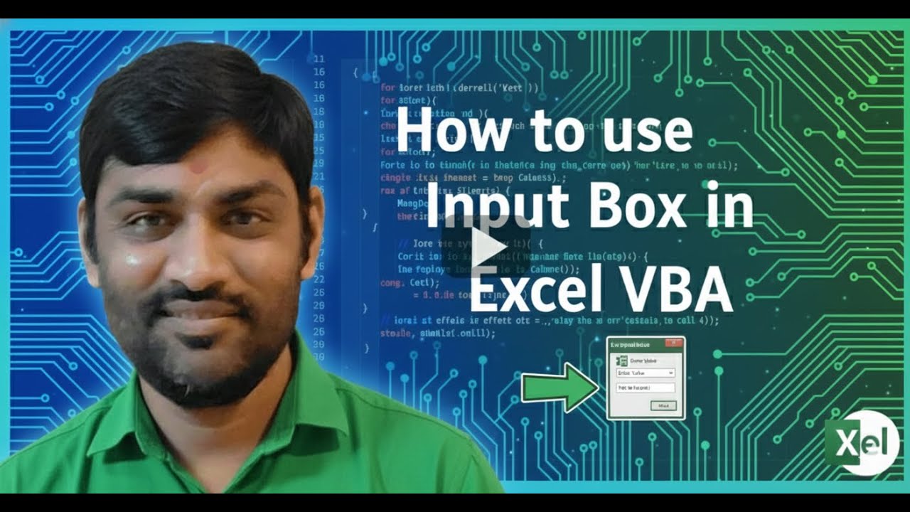 Excel VBA में  Input Box का इस्तेमाल कैसे करे | How to pop up Input Box in Excel VBA