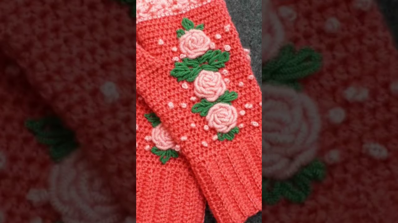 Crochet gloves winter 2023 models🧶🧤🪡