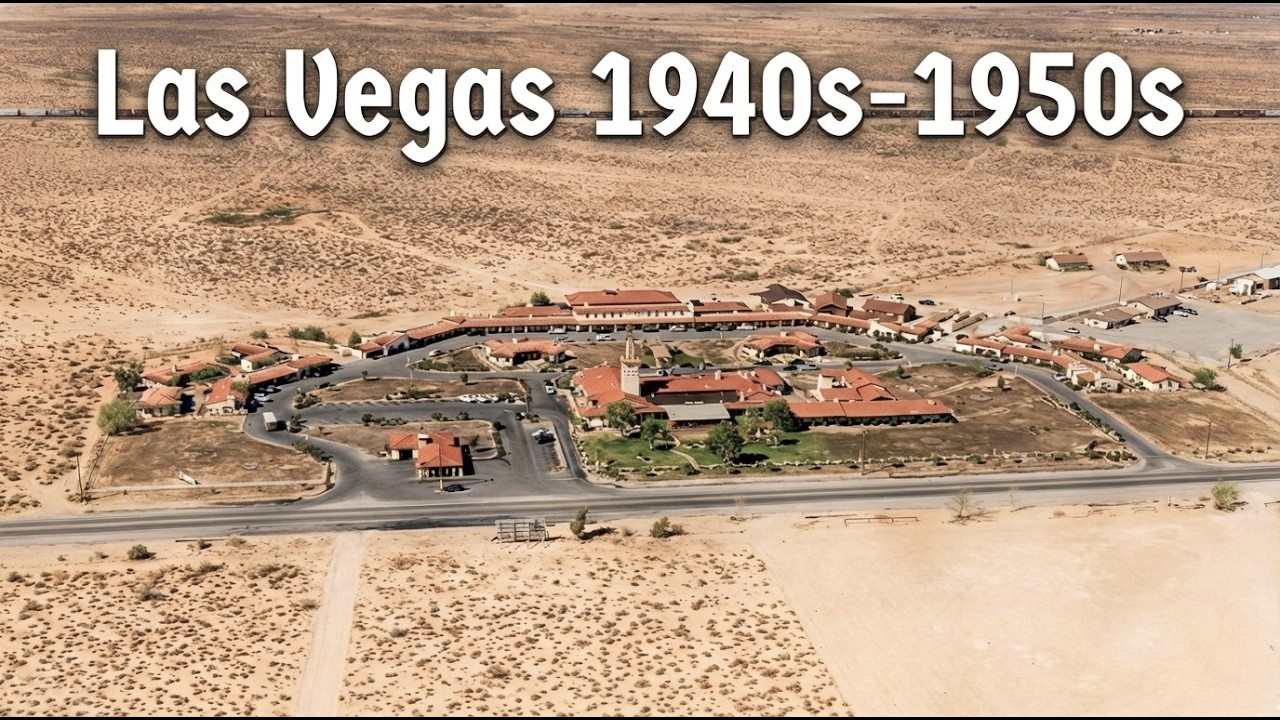 Las Vegas 1940s-50s: before the big gamble began (AI Reconstruction)