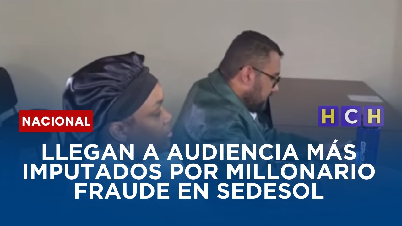 Llegan a audiencia más imputados por millonario fraude en Sedesol