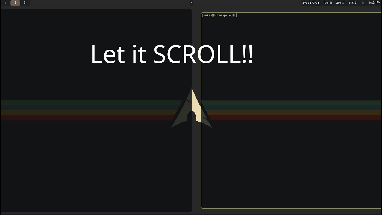 I tried the niri wayland compositor