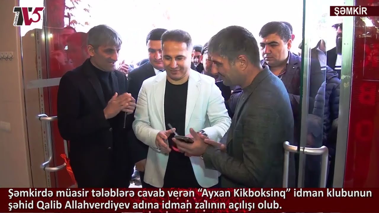 Şəmkir rayonunda Ayxan Kikboksinq idman klubunun idman zalının açılışı olub