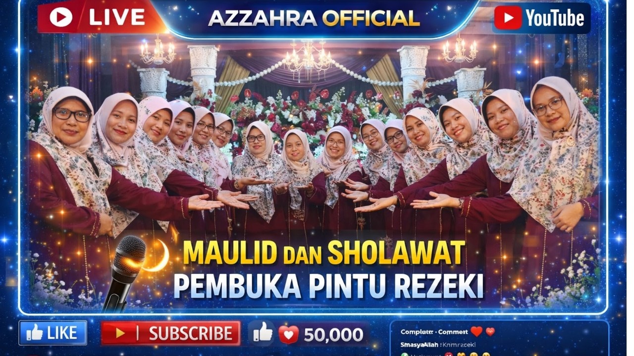 LIVE  BULAN RAMADHAN🌙 “MAULID DAN SHOLAWAT PEMBUKA PINTU REZEKI 🤍 INI BISA JADI DOAMU TERKABUL”