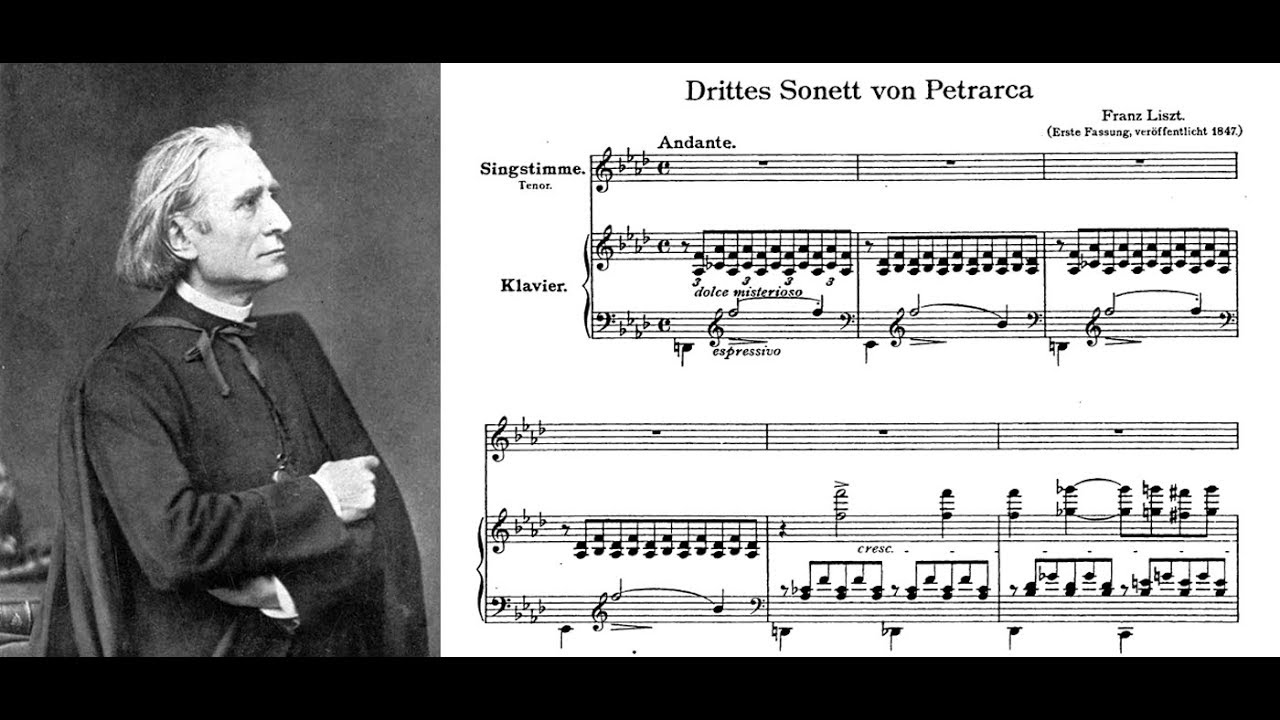 Franz Liszt - I' vidi in terra angelici costumi (Sonetto 123 del Petrarca)