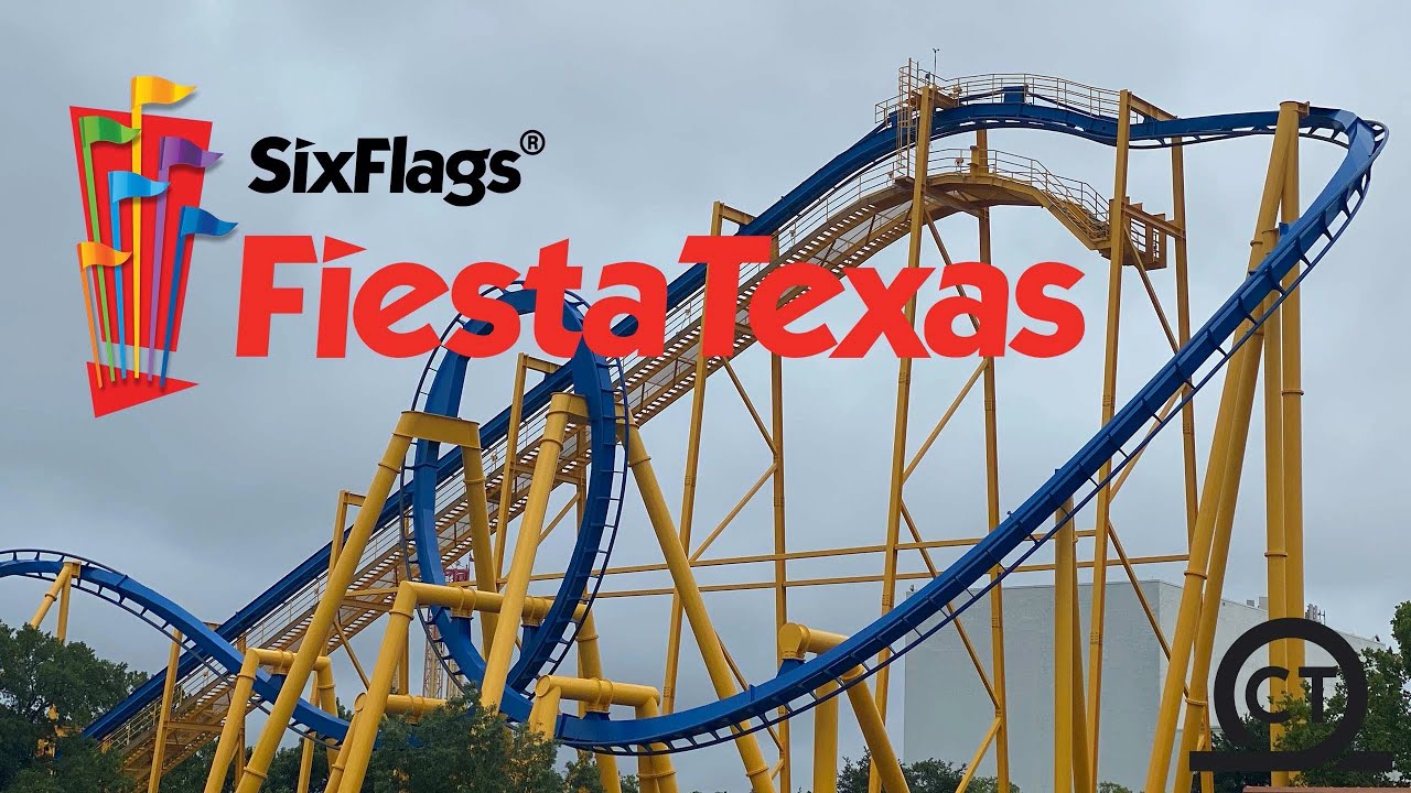 Six Flags Fiesta Texas Park Footage Summer 2020