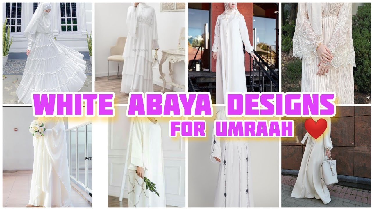 Latest white Abaya Designs|White Abaya 2023 designs| White Abaya For Umraah #umrah #abaya #burka
