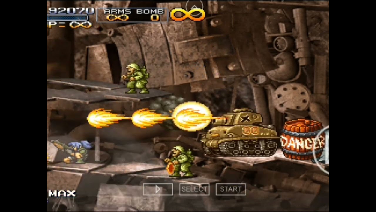ESTO PASA DI JUEGAS CON LEONA EN METAL SLUG XX 