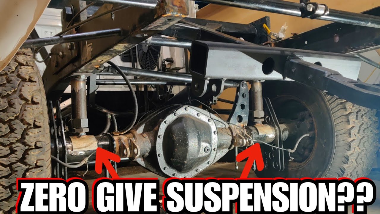 SUSPENSION DELETE FOR SLED PULLING THE CUMMINS DRAG TRUCK!!