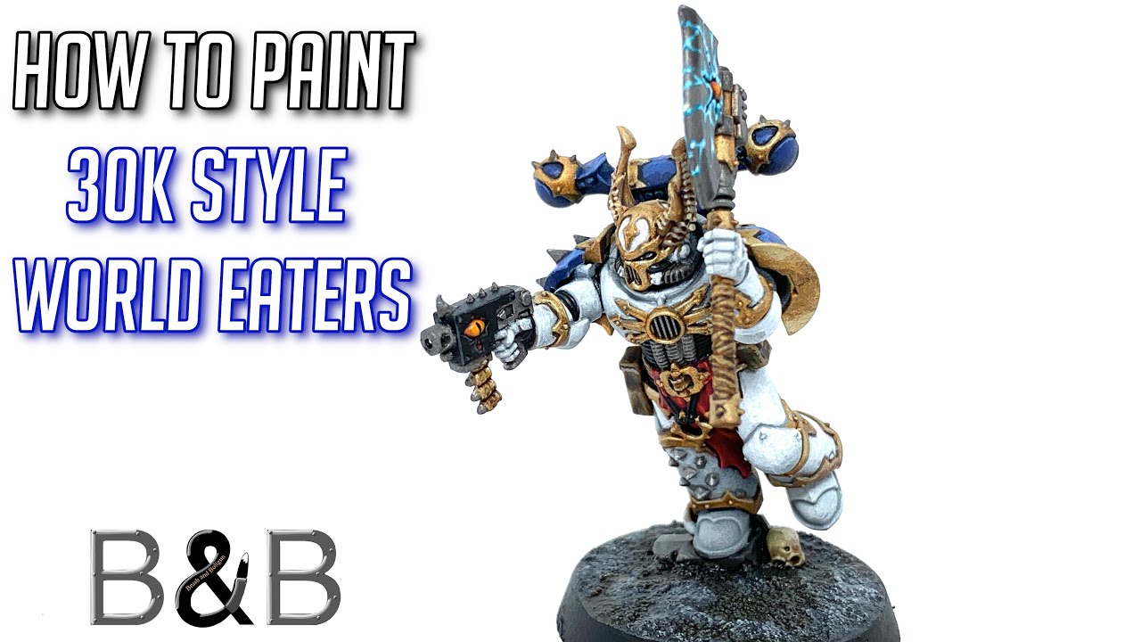 How to paint 30k style World Eaters
