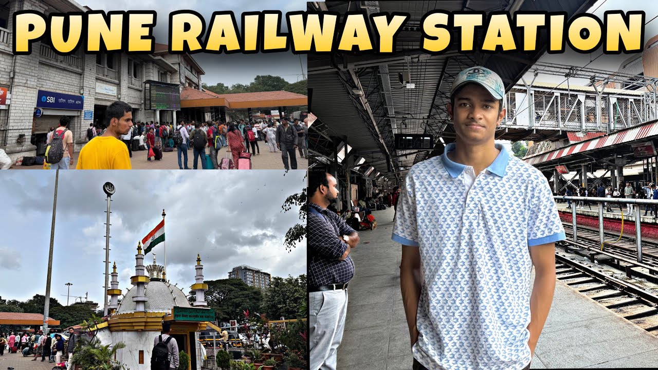 Pune Railway Station Vlog || MD ANAs VLOGs