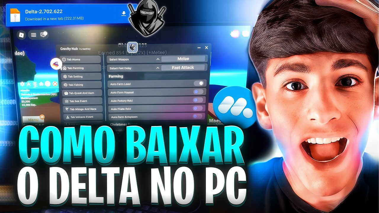 Como Baixar e Usar SCRIPT de Roblox no PC/Computador 🔥💻 Instalar DELTA Executor e Colocar Script