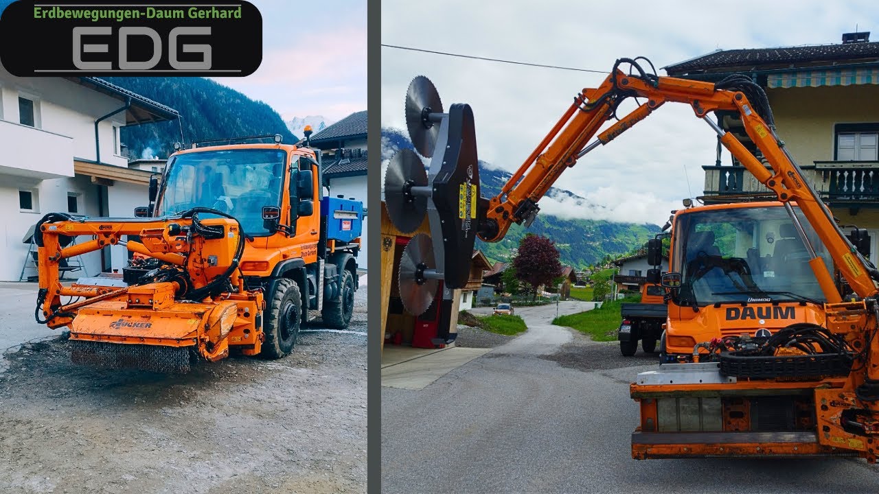 Vorstellung Dücker DUA 800 Mähausleger | Unimog U 400