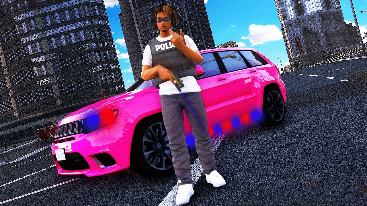 Fake Cop Spin on Gang Member in Hellcat GTA 5 RP