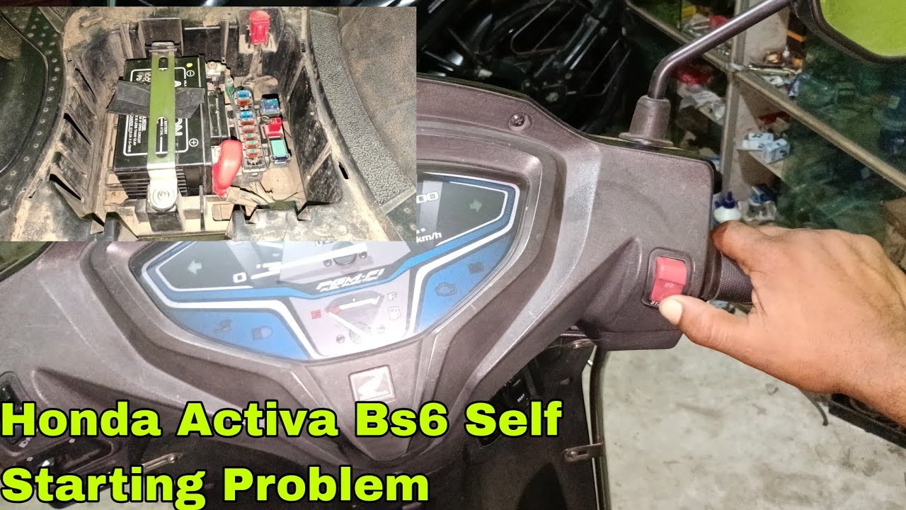Honda Activa H-Smart Bs6 Self Start Problem