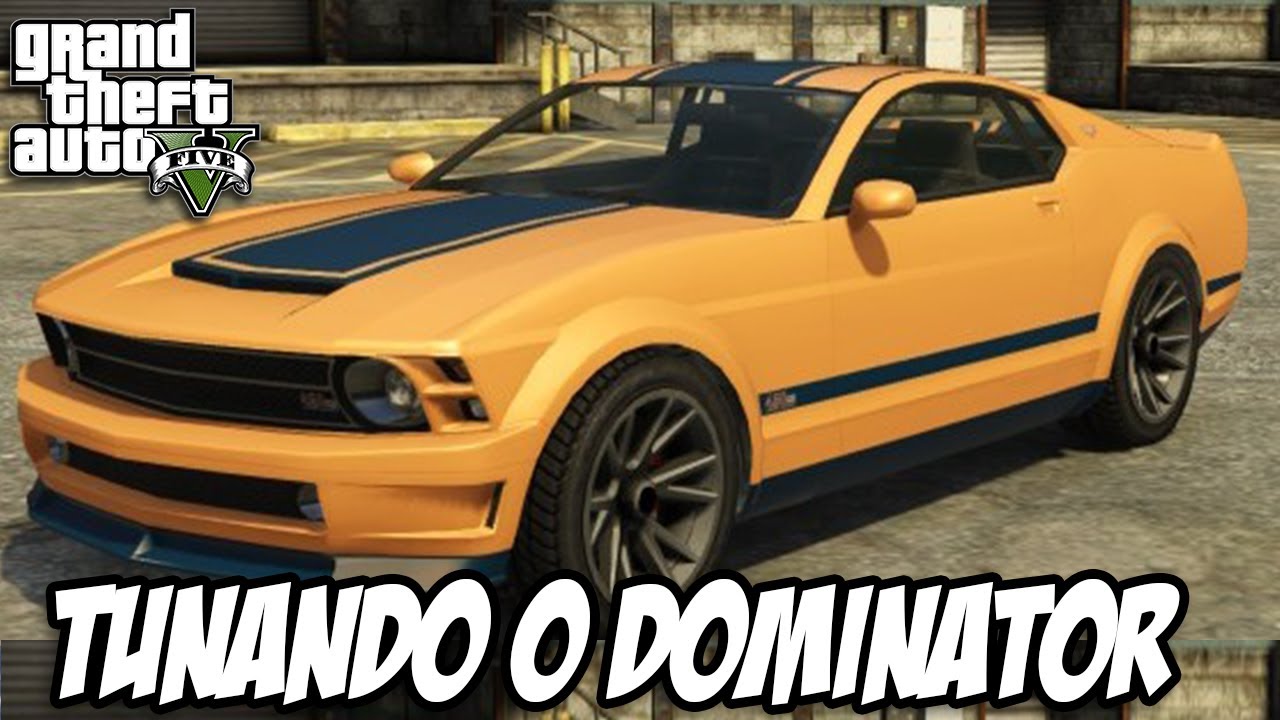 GTA V - Tunando o Vapid Dominator (MUSTANG GT)