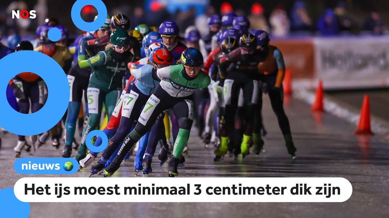 Eerste schaatsmarathon op natuur-ijs in Winterswijk
