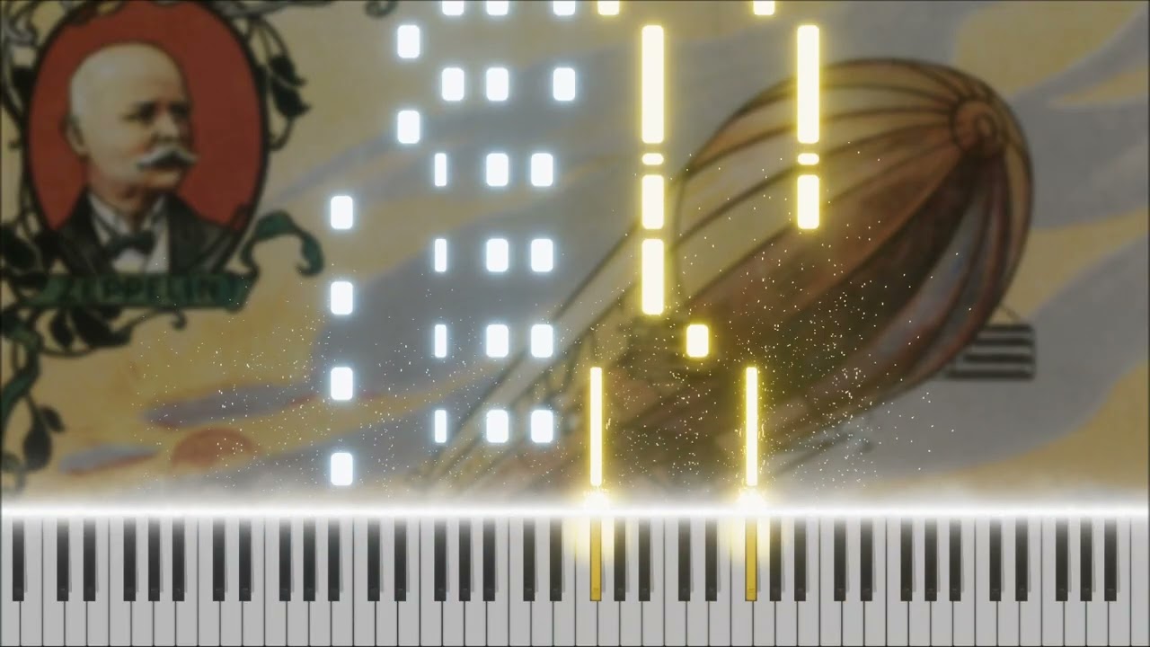 Graf Zeppelin-Marsch - Deutscher Militärmarsch (KLAVIER / PIANO)