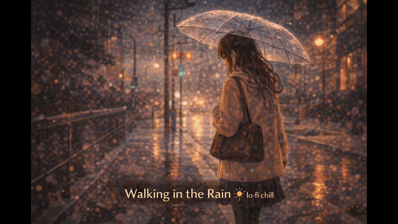 【作業用BGM睡眠用BGM】Walking in the Rainlo-fi chill