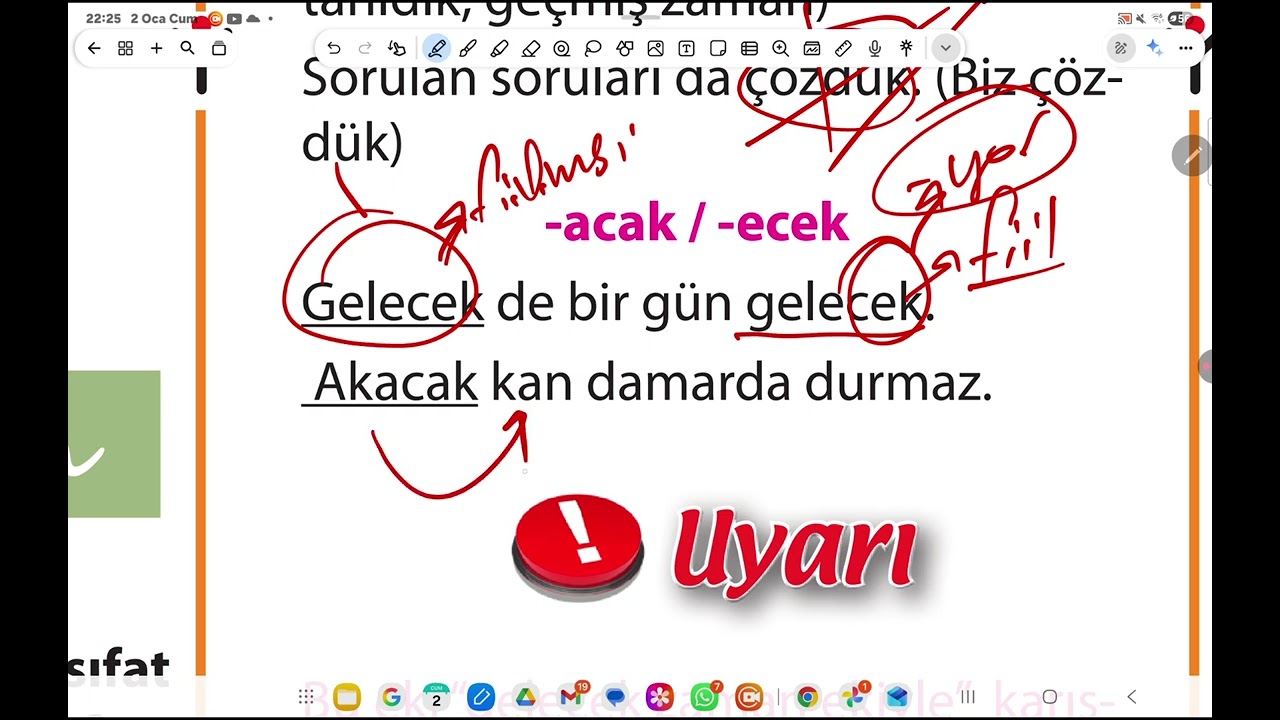 Sıfatfiil Devam 