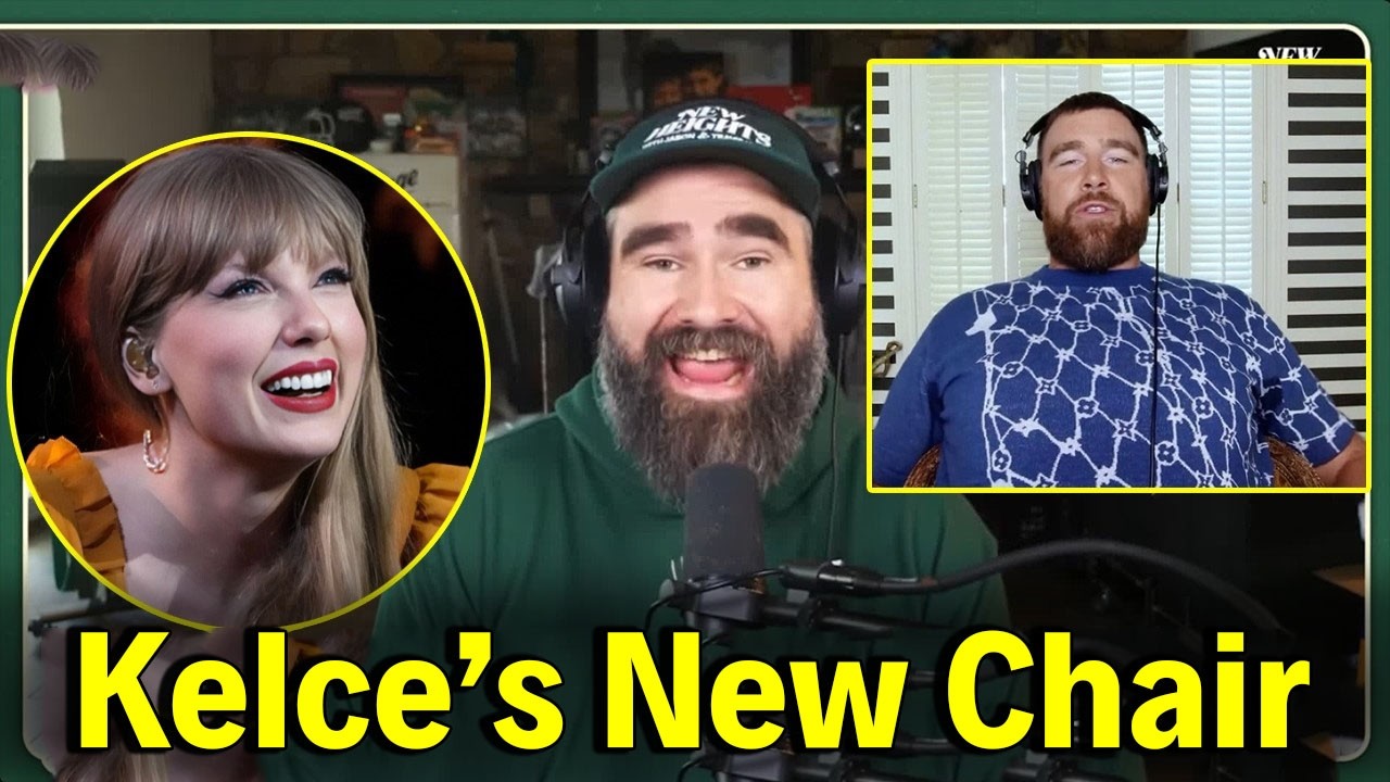 TRAVIS KELCE Shows Off Brand-New Chair From Taylor After Hilarious Podcast Fail!