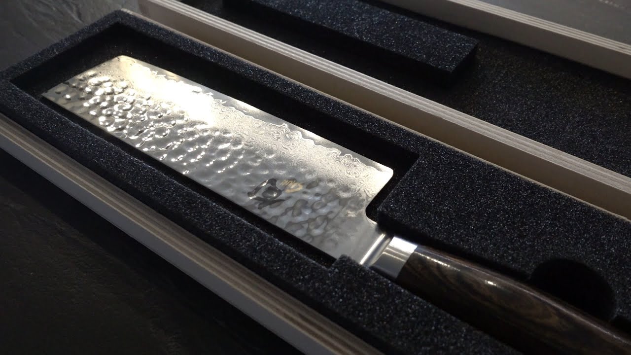 KAI Shun Premier Tim M&auml;lzer Series Nakiri 14 cm - (Japoni&scaron;kas damasko plieno peilis)