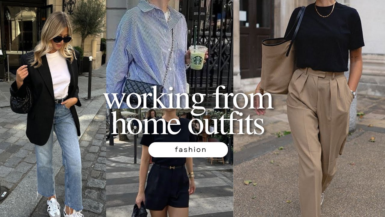 5 Working From Home Outfit Ideas: A Week in My WFH Wardrobe! 🏡