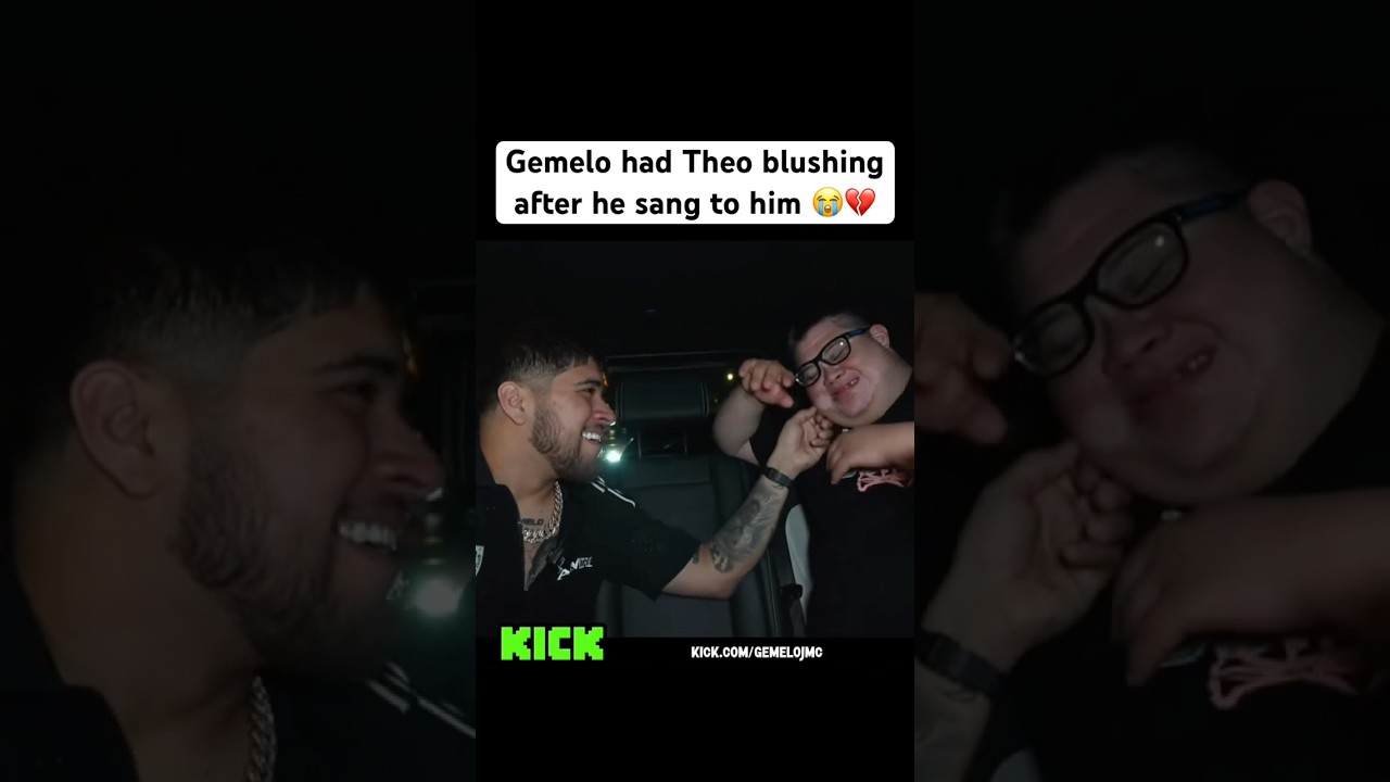 Джемело поет Тео, и тот начинает краснеть 😭💔