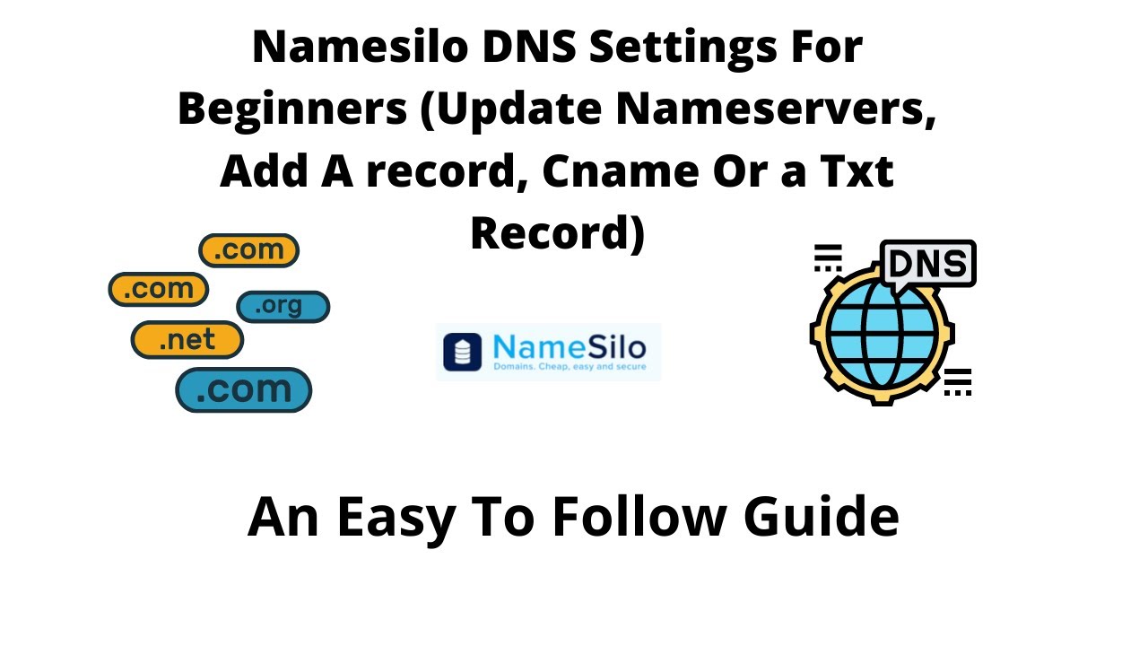 Namesilo DNS Settings (Update Nameservers, Add A record, Cname Or a Txt Record)