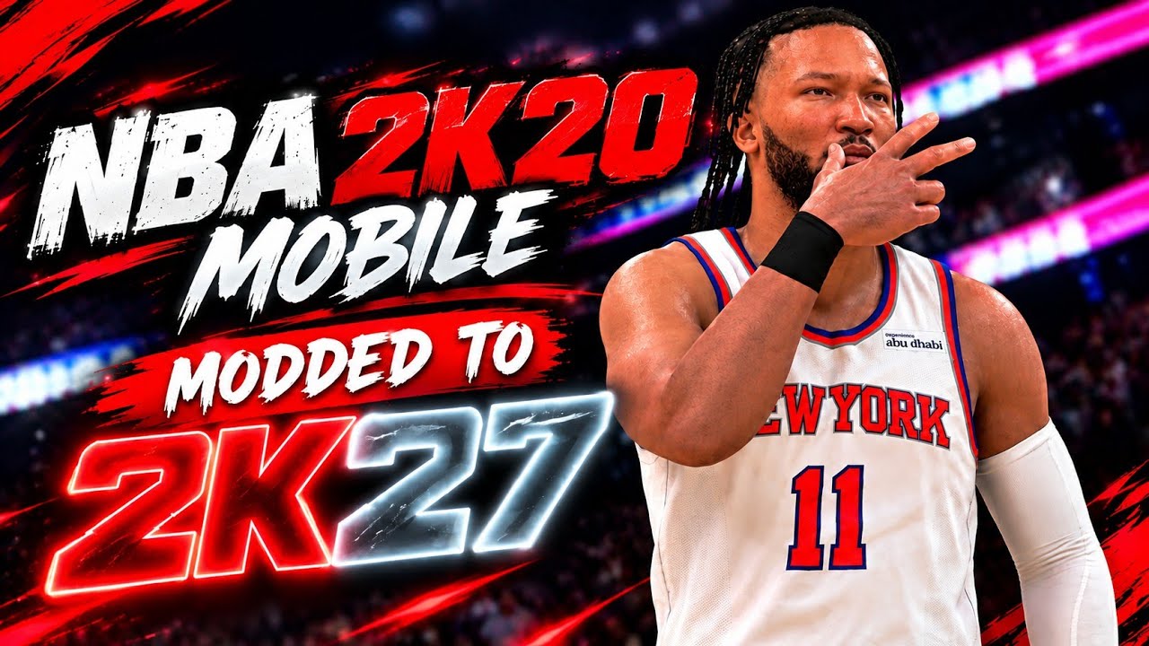NBA 2K20 Mobile MODDED TO 2K27 | UPDATED CYBERFACES | Brunson | KAT & MORE🔥🔥🔥