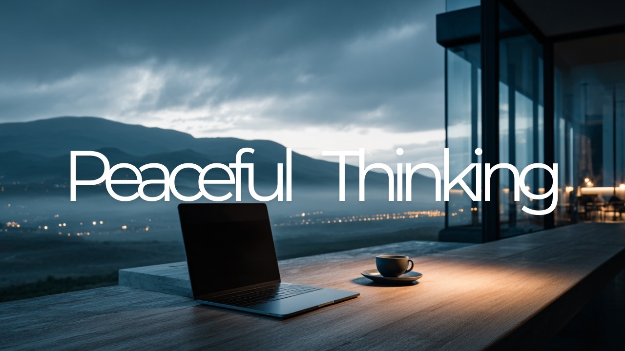 Peaceful Deep Thinking Music: Enhance Productivity | Minimal Ambient Audio for Study, Creative Work