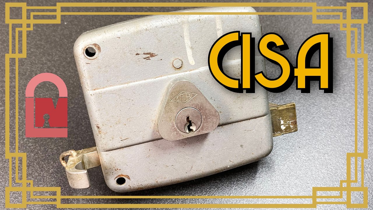 Vintage CISA Door Lock Picked Both Sides