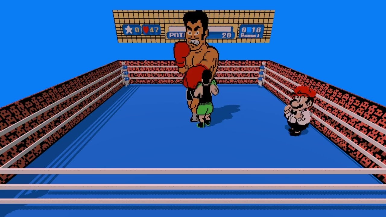 Punch Out!! 3dSen Gameplay  NES Classic Full 3D