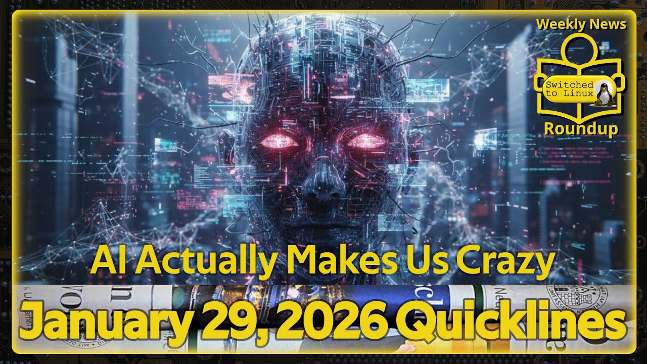 AI Actually Makes Us Crazy | January 29 Quicklines | Weekly News Roundup