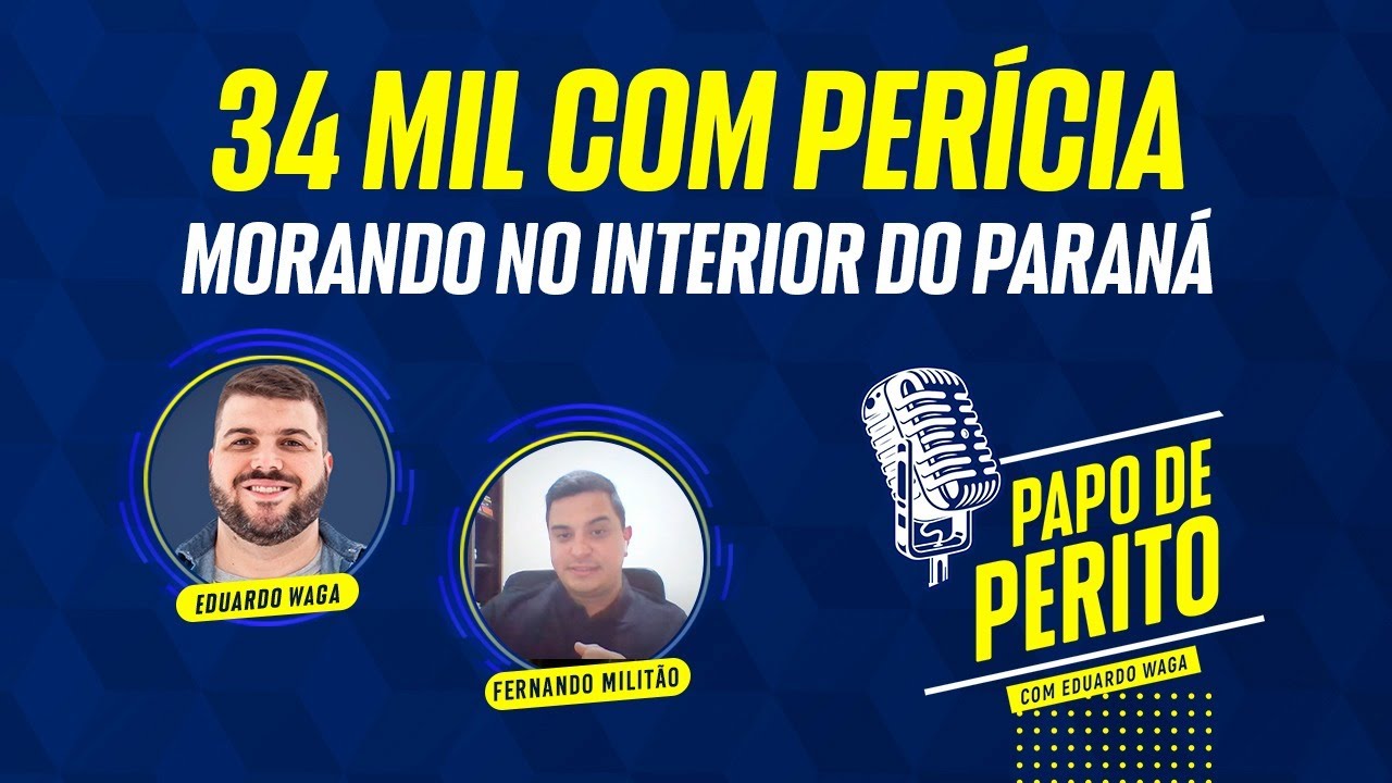 3 nomeações em 3 semanas e faturou mais de 44 mil com perícia - Papo de Perito com Fernando Militão