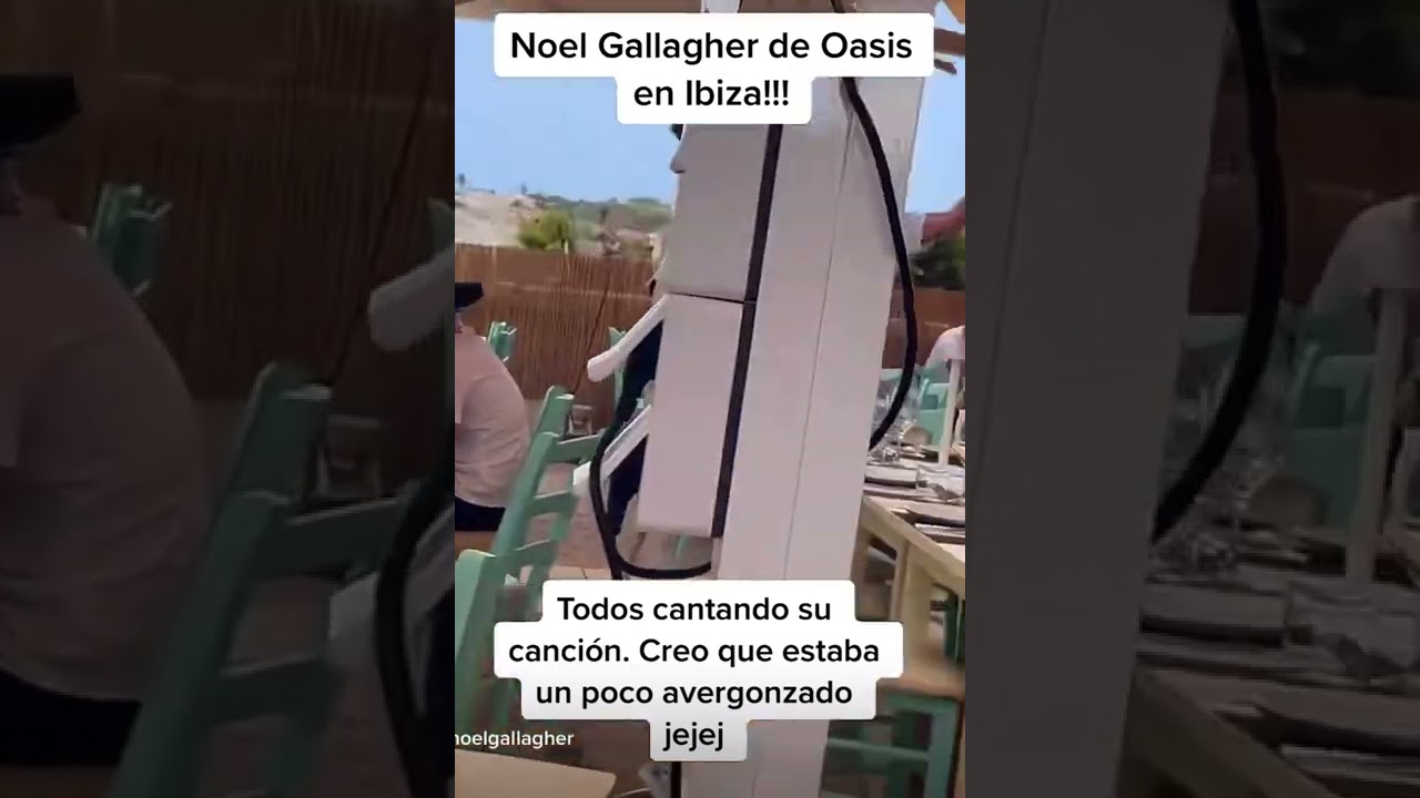 Noel Gallagher on Vacation in Ibiza 🇪🇸 Wonderwall!!!