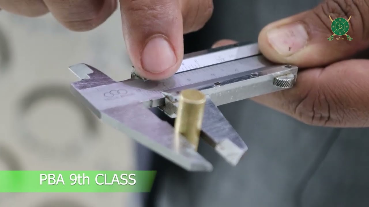Measure area of cross-section of a solid cylinder by measuring its diameter with Vernier Calliper