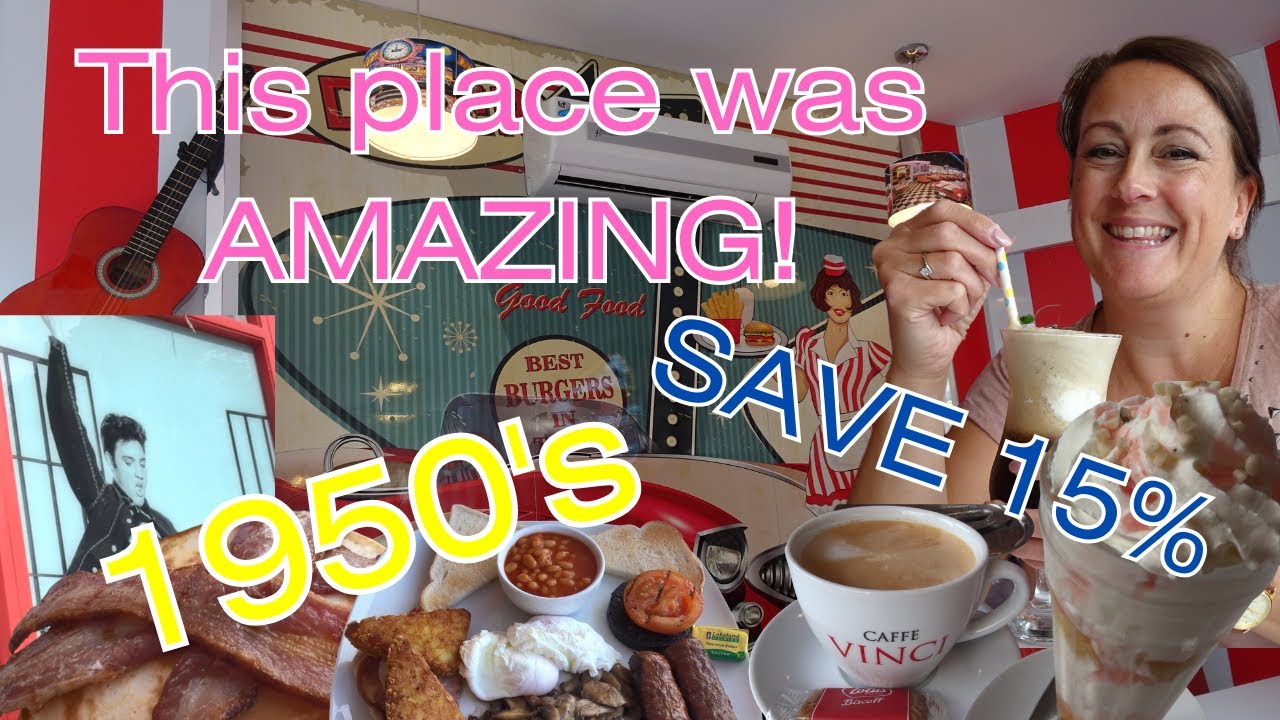 1950's American Diner in Yorkshire/The Fabulous 50's diner - BEST PANCAKES EVER!