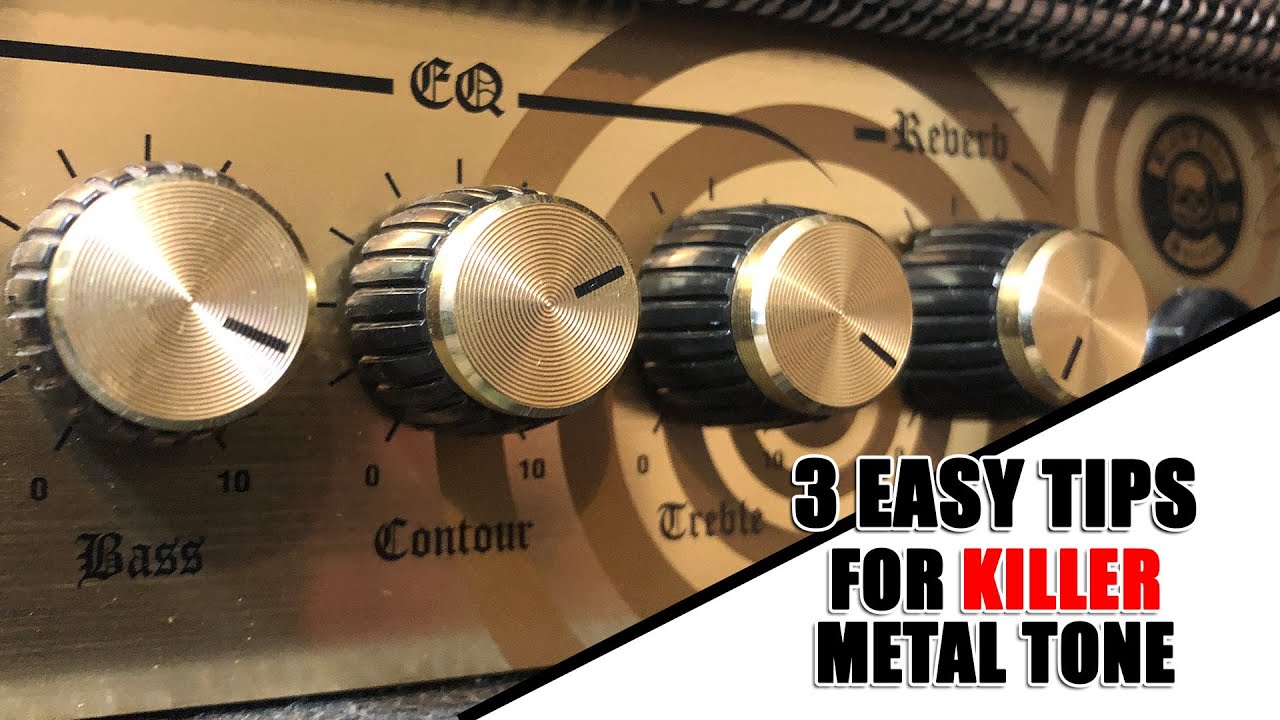 3 EASY TIPS for KILLER Metal Guitar Tone | EQ, effects, settings help