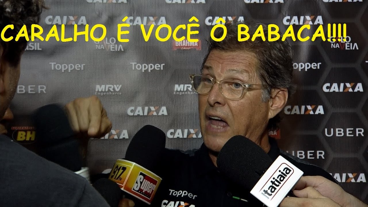 OSWALDO DE OLIVEIRA SE IRRITA EM COLETIVA E PARTE PARA CIMA DE REPÓRTER (COMPLETO)