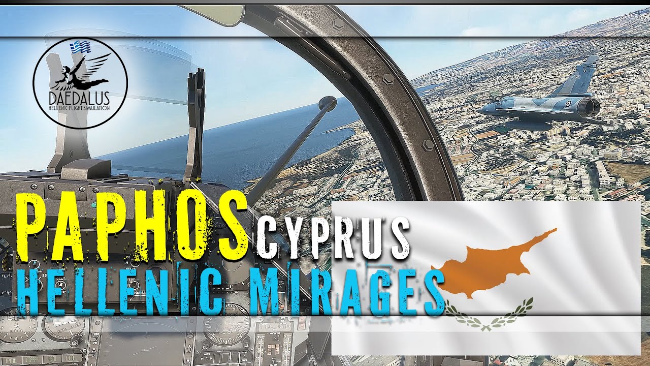 Hellenic Mirages arrival at Paphos Cyprus