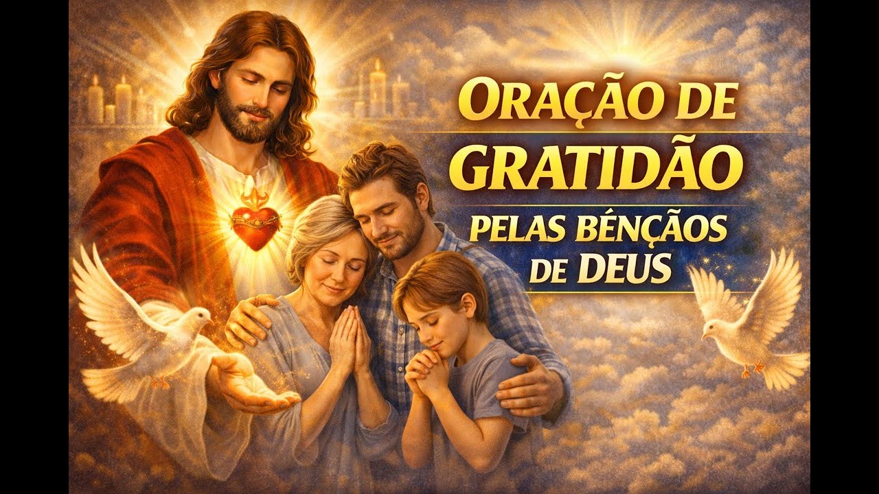Oração de Gratidão pelas Bênçãos de Deus   #mulhersagrada #oraçãoparahoje #jesus #benção #milagre