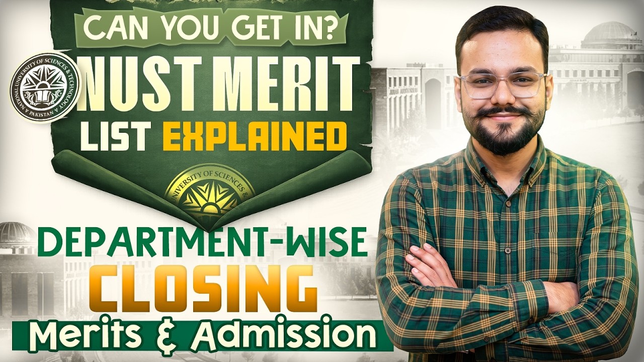 NUST University Closing Merit 2026 Expected | Merit Position vs Aggregate List | NUST 2025 Merit