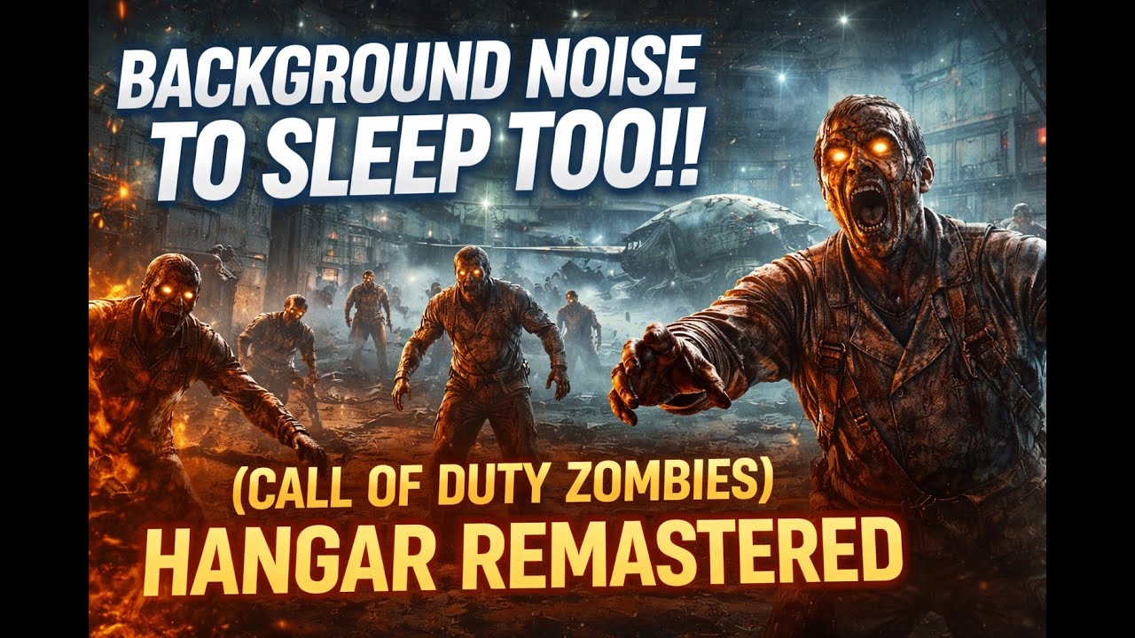 Фоновый шум для сна!! (Call of Duty Zombies) Hangar Remastered