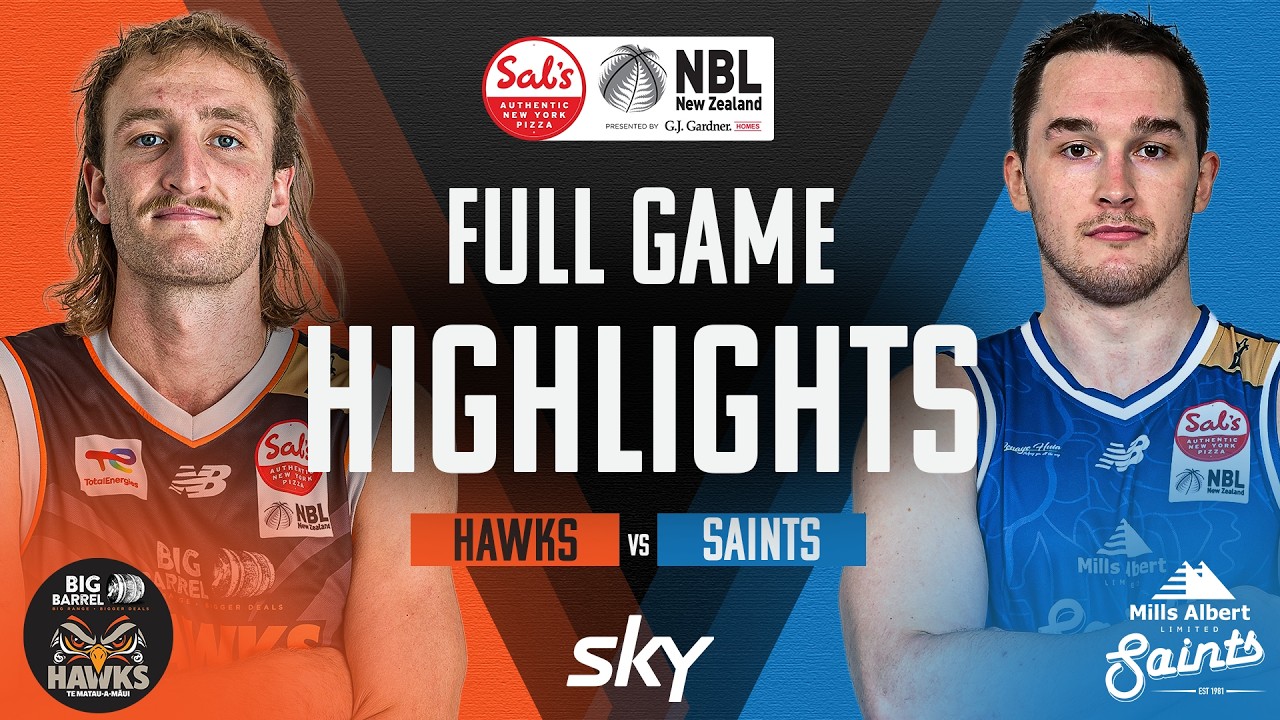 Hawke&rsquo;s Bay Hawks vs. Wellington Saints - Game Highlights