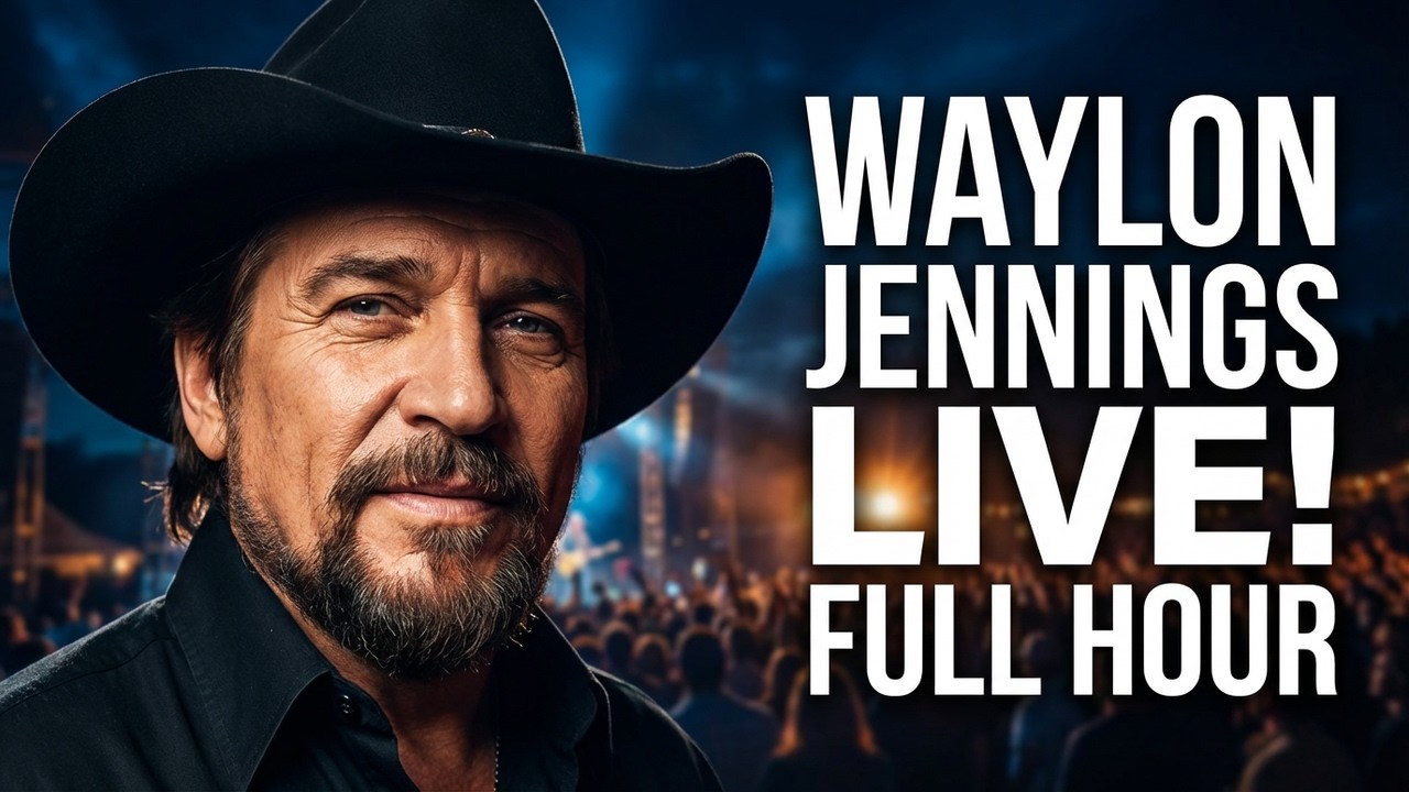 Waylon Jennings - Full Concert! Trouble Man, America & Greatest Hits Live