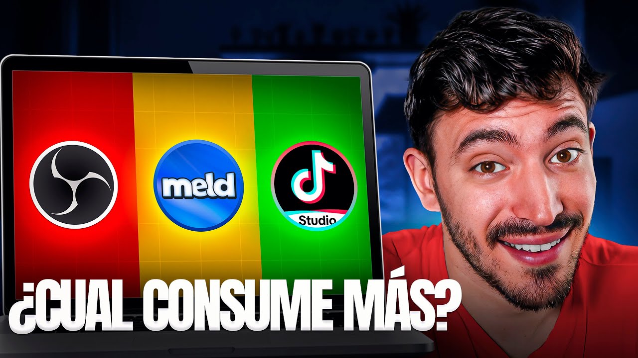 ¿Qué plataforma de streaming CONSUME MÁS RECURSOS de tu PC? OBS vs TikTok Live Studio vs Meld
