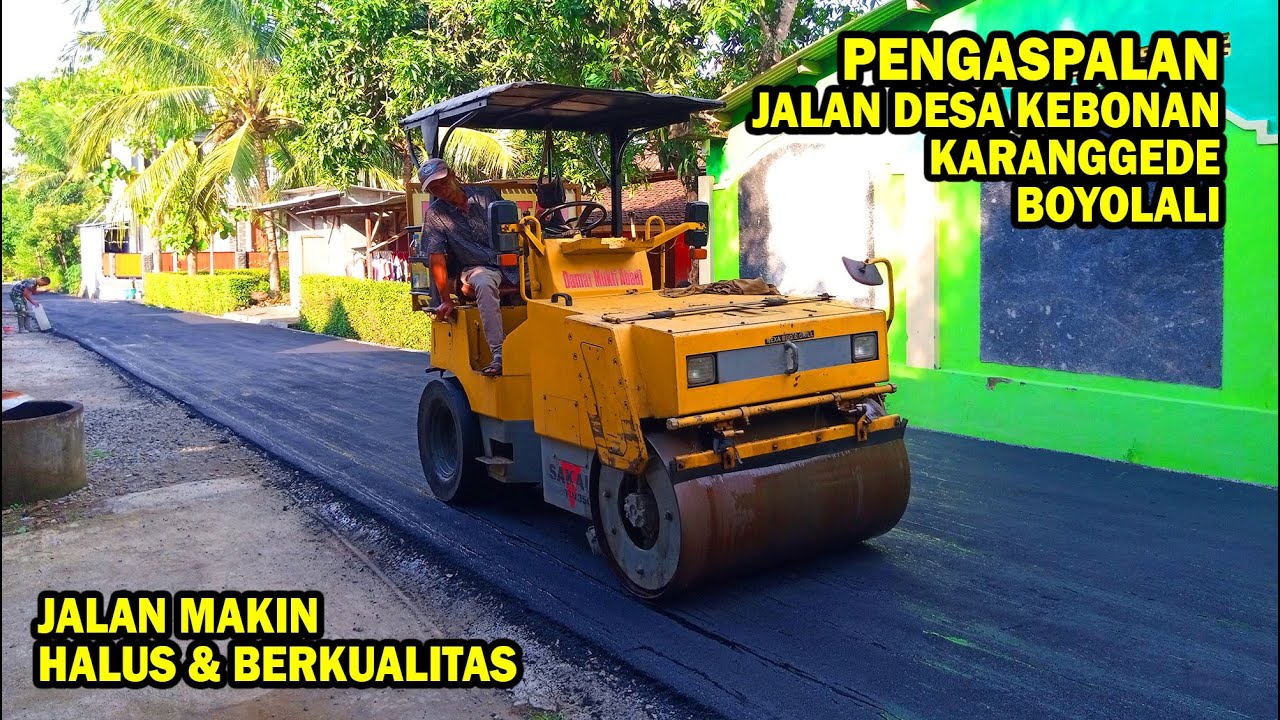Pengaspalan Jalan Desa Kebonan Karanggede Boyolali